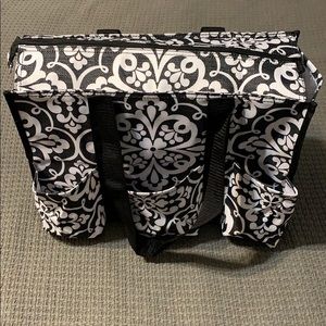 Thirty one zip top organizing utility tote